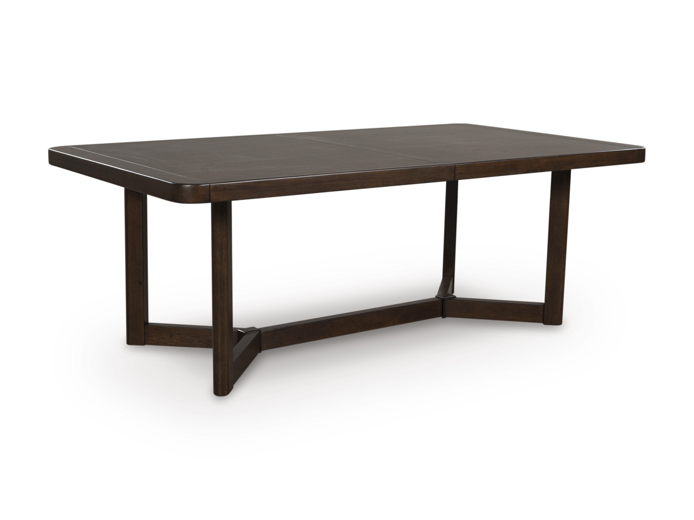 Dilenno Rectangular Extendable Dining Room Set | Dark Brown