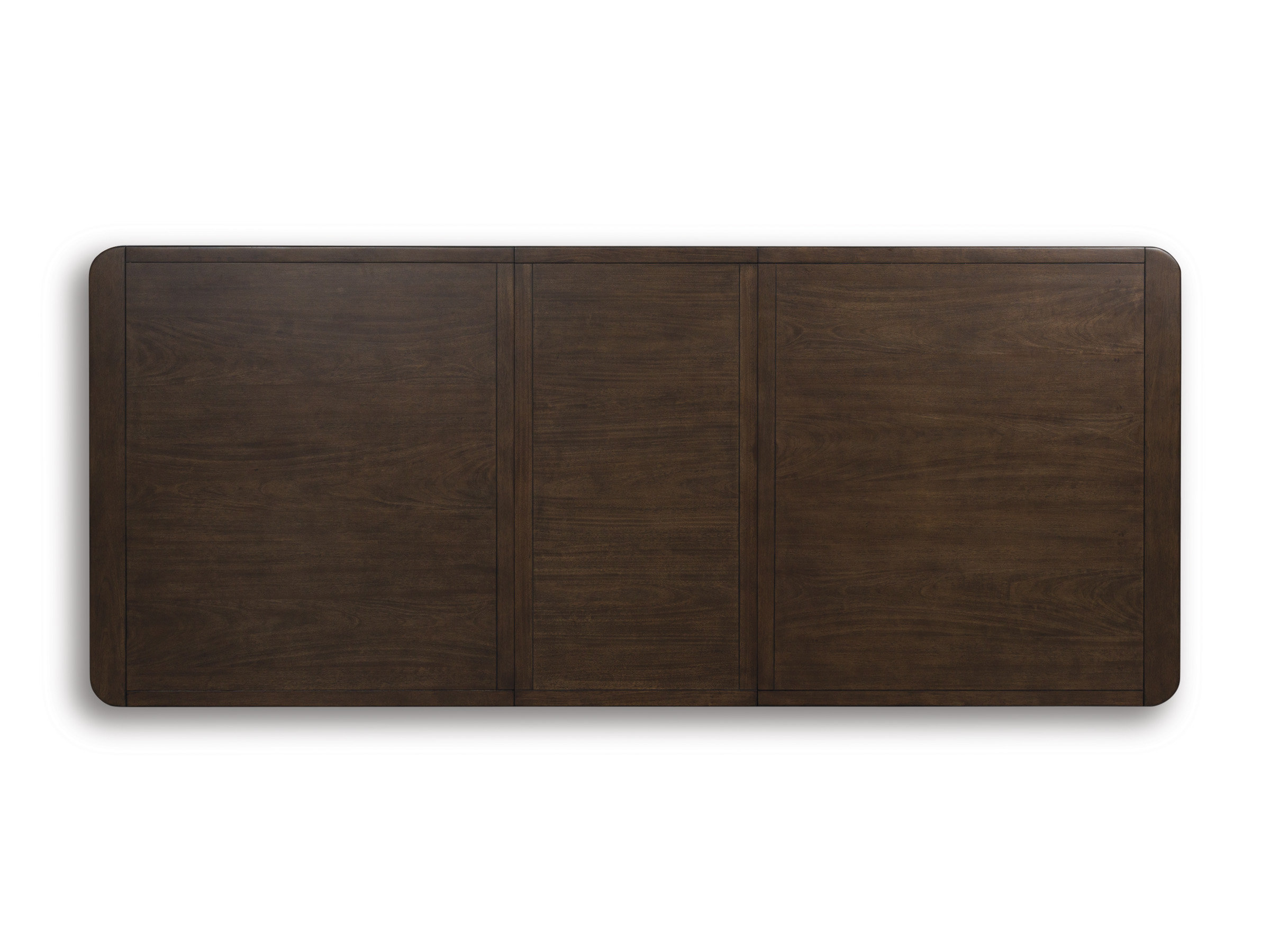 Dilenno Dark Brown Wood Extendable Dining Table | Seats 8