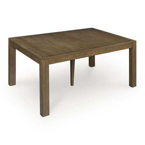 Baskinger Extendable Dining Room Set | Rectangular Brown Wood