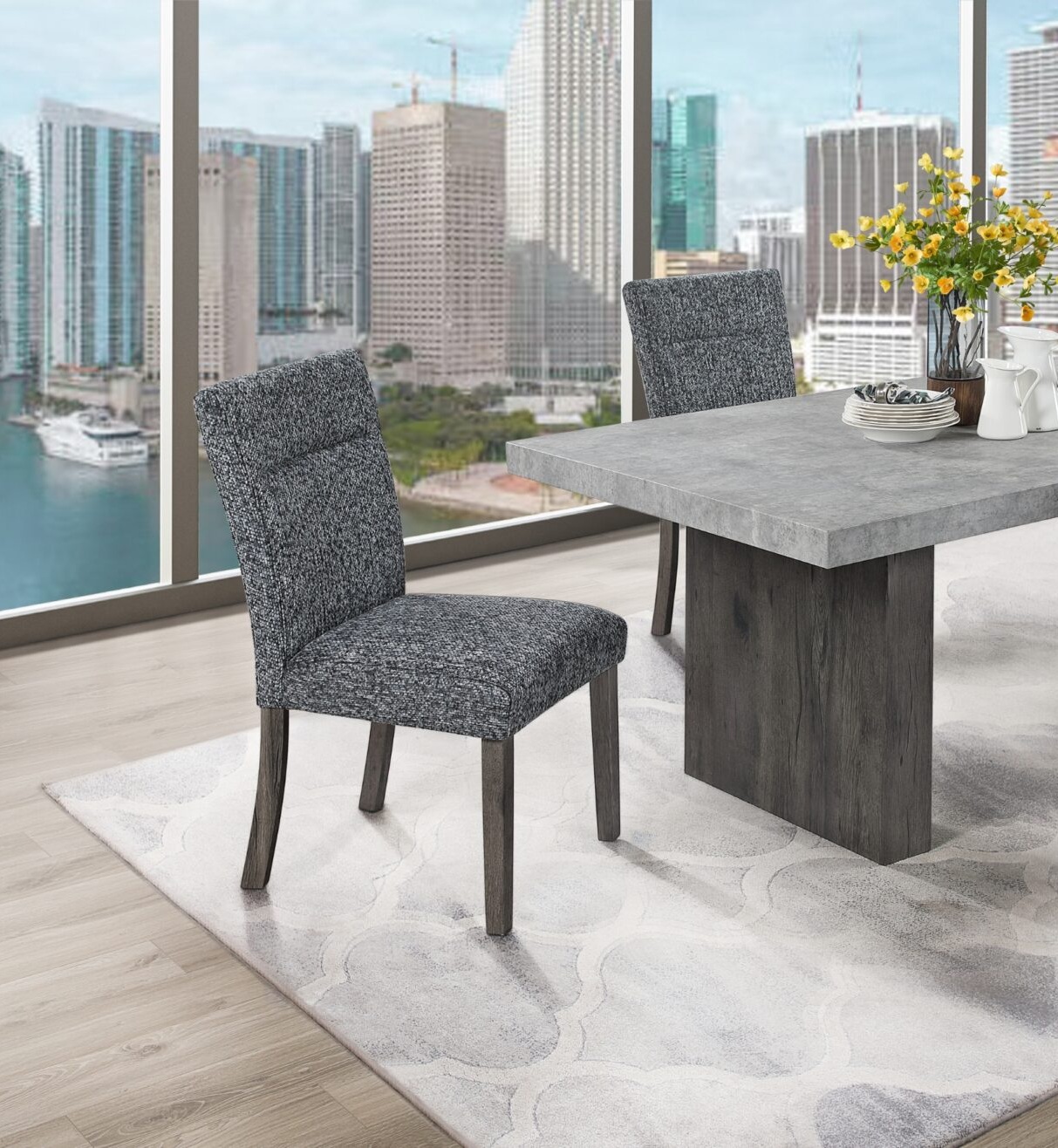 D86 Fabric Dining Chair