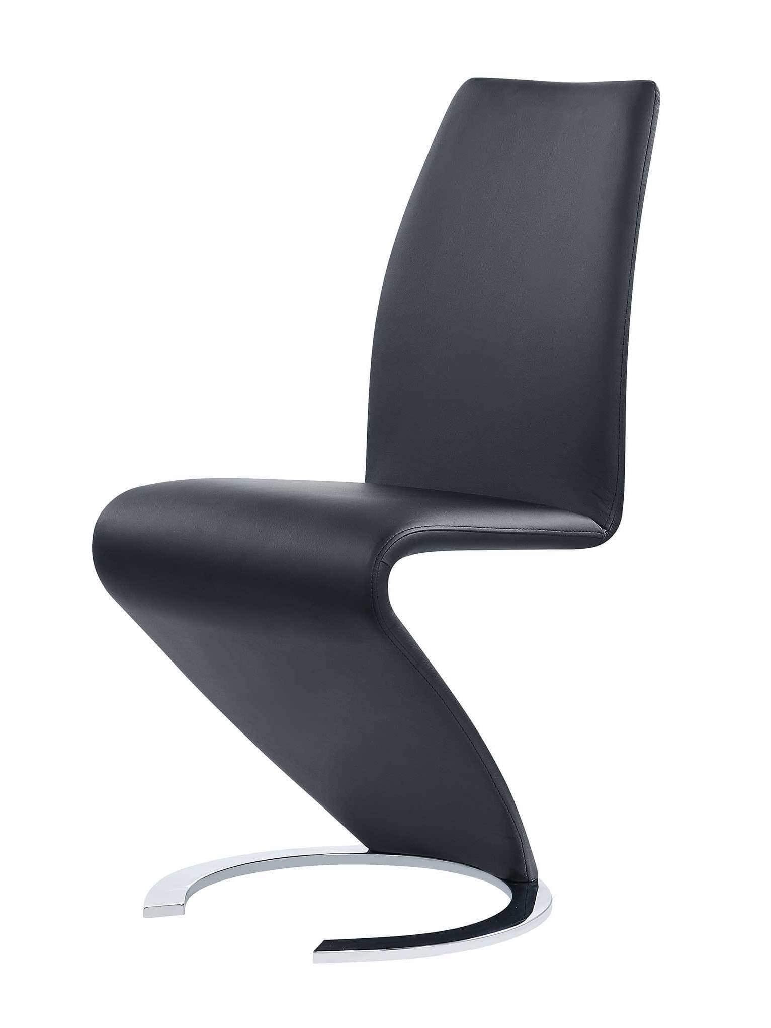 D9002 PU/Steel Dining Chair
