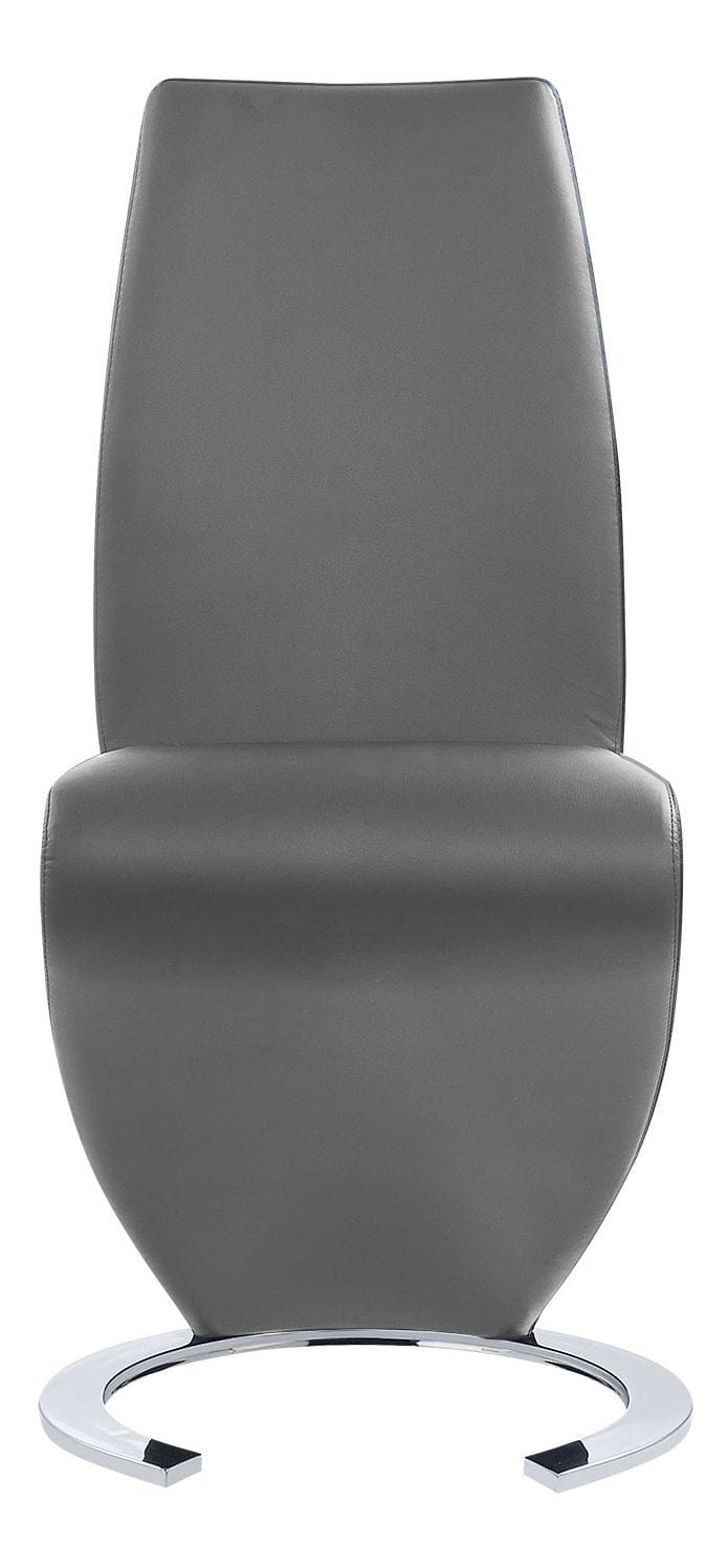 D9002 PU/Steel Dining Chair