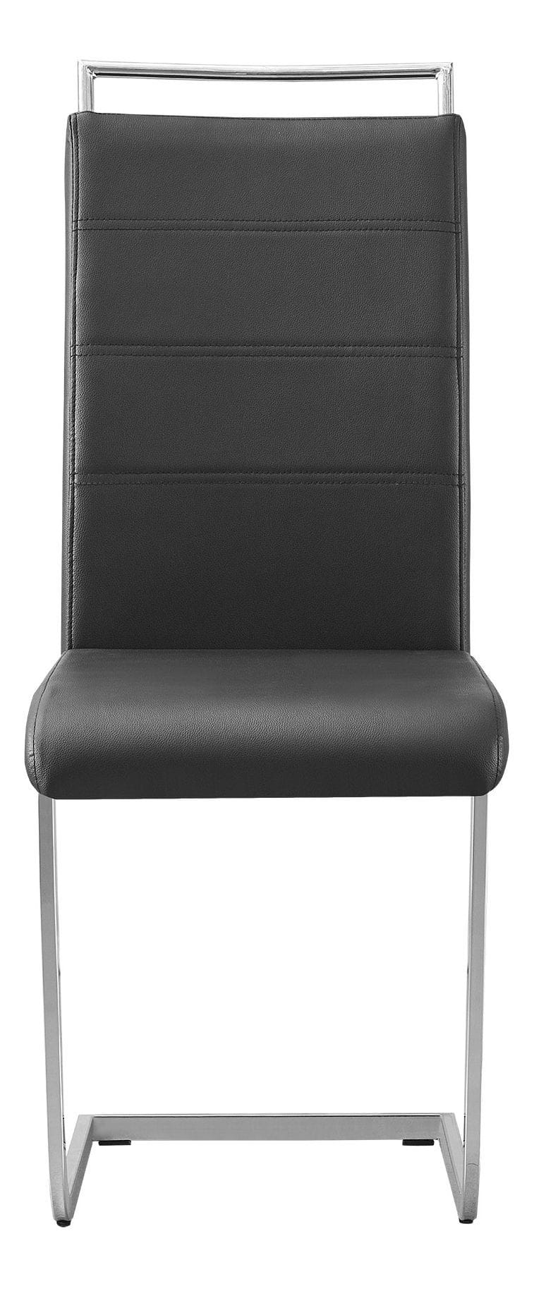 D9121 PU/Steel Dining Chair