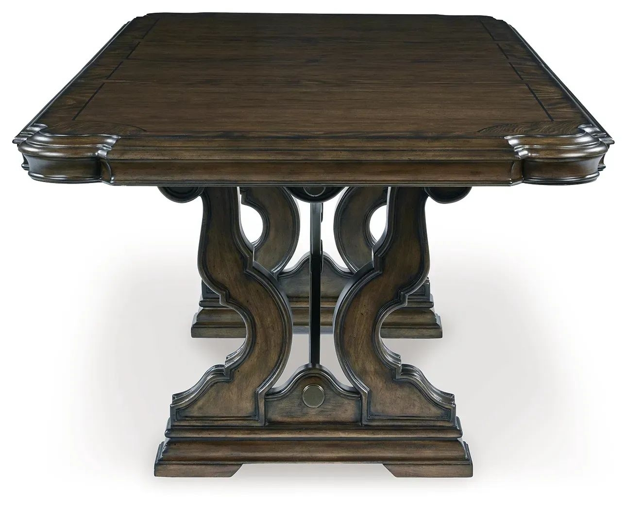 Ashley SM Maylee Wood Veneer Extendable Dining Set