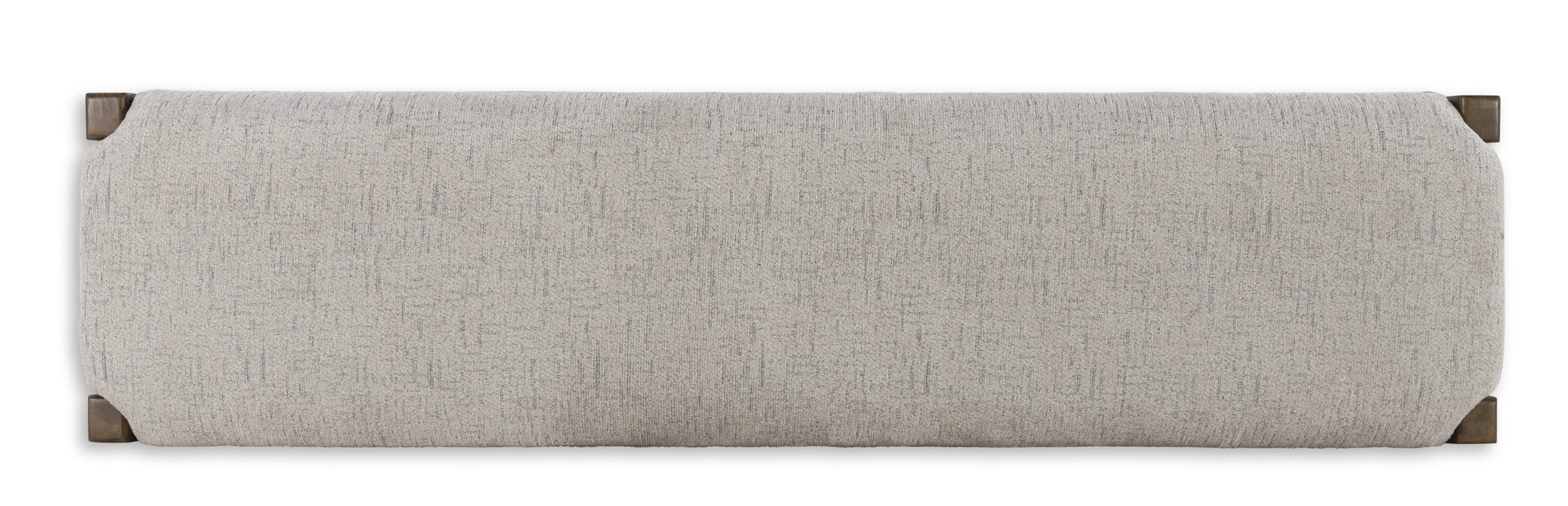 Cabalynn Large Upholstered Dining Bench | Oatmeal & Brown