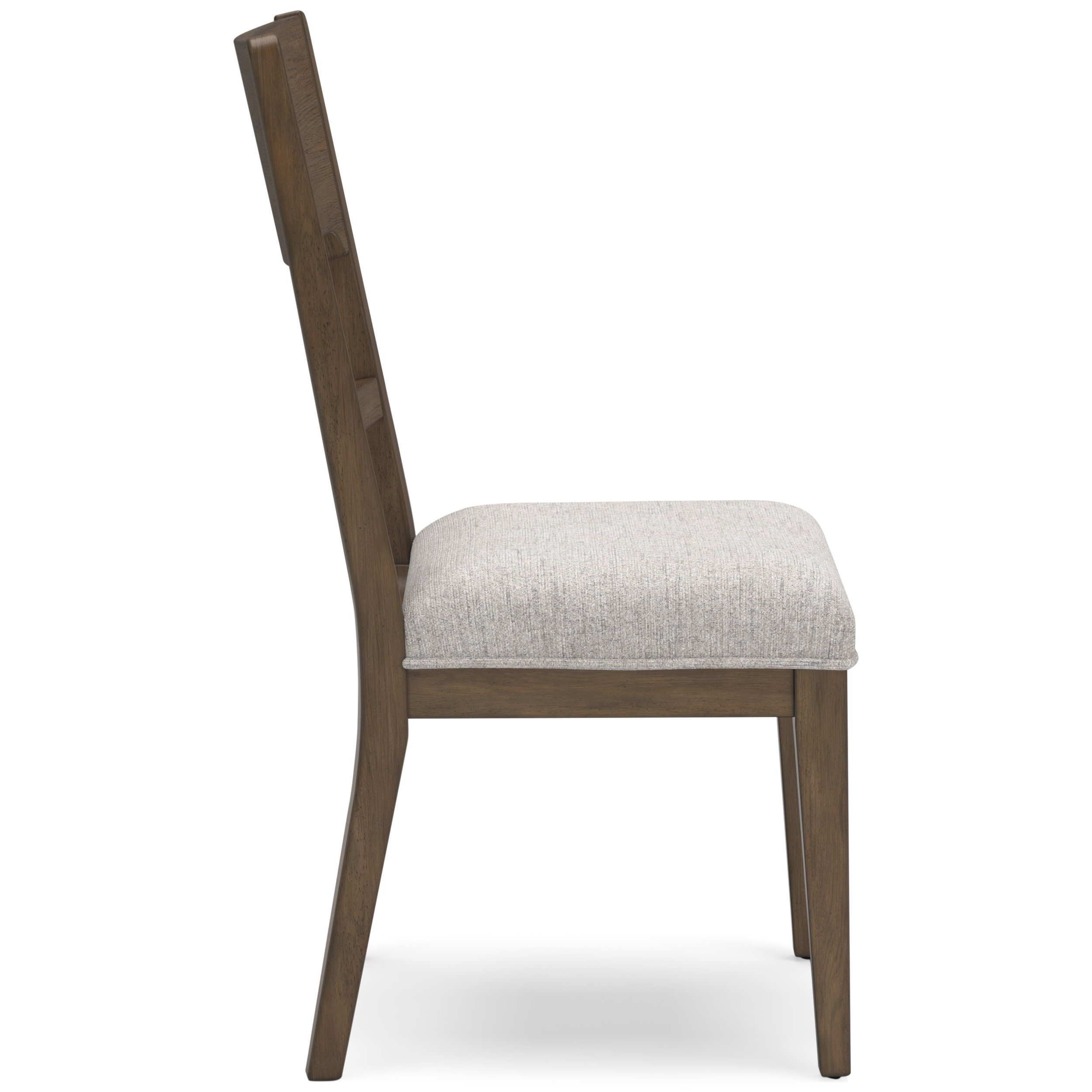 Cabalynn Upholstered Dining Side Chair | Oatmeal Fabric & Wood