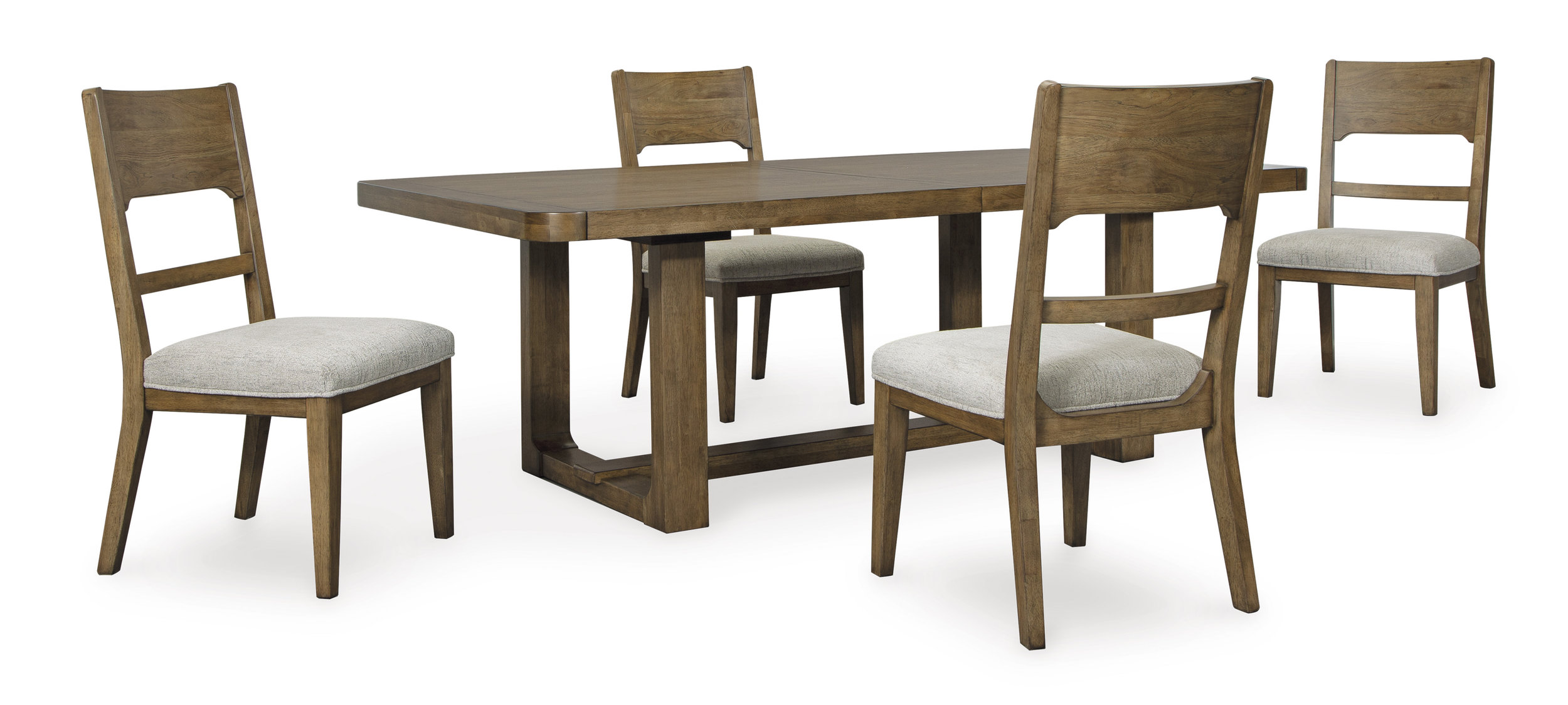 Cabalynn Rectangular Extendable Dining Room Set | Light Brown