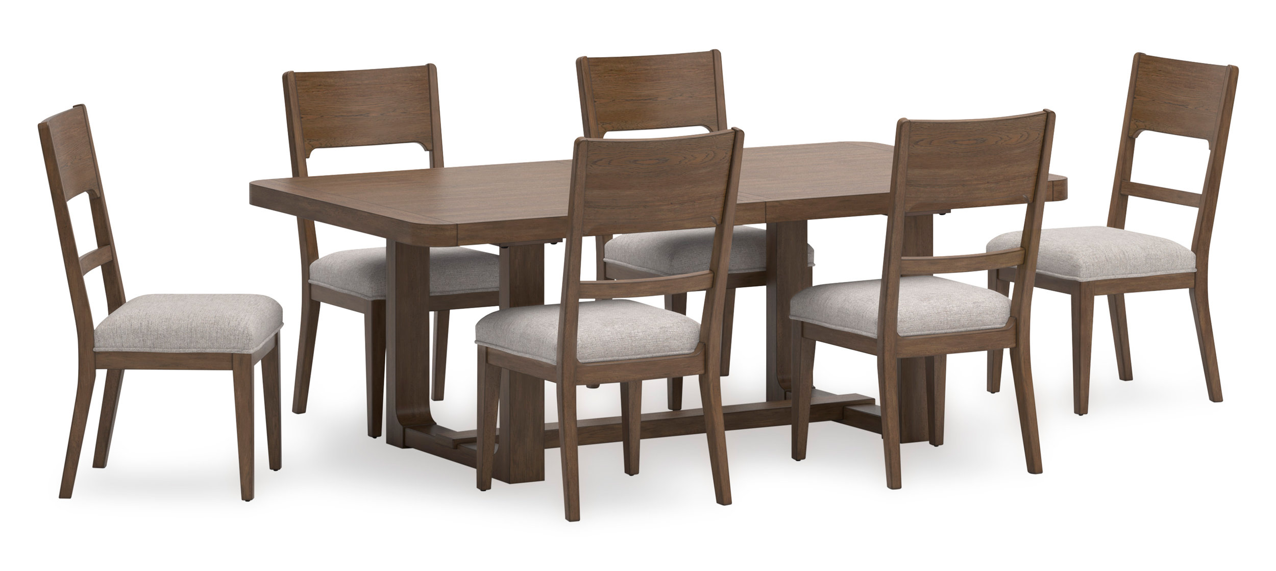 Cabalynn Rectangular Extendable Dining Room Set | Light Brown