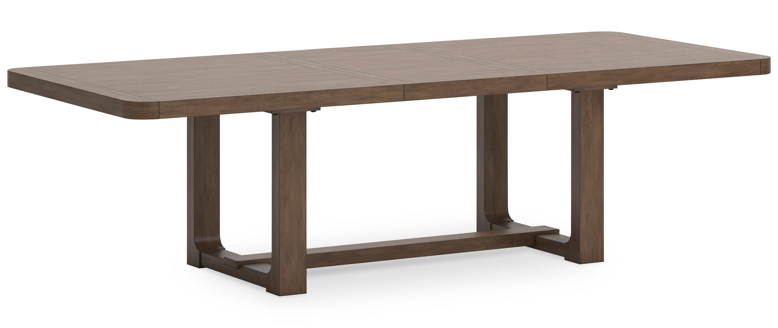 Ashley Cabalynn Extendable Wood Dining Table - Light Brown