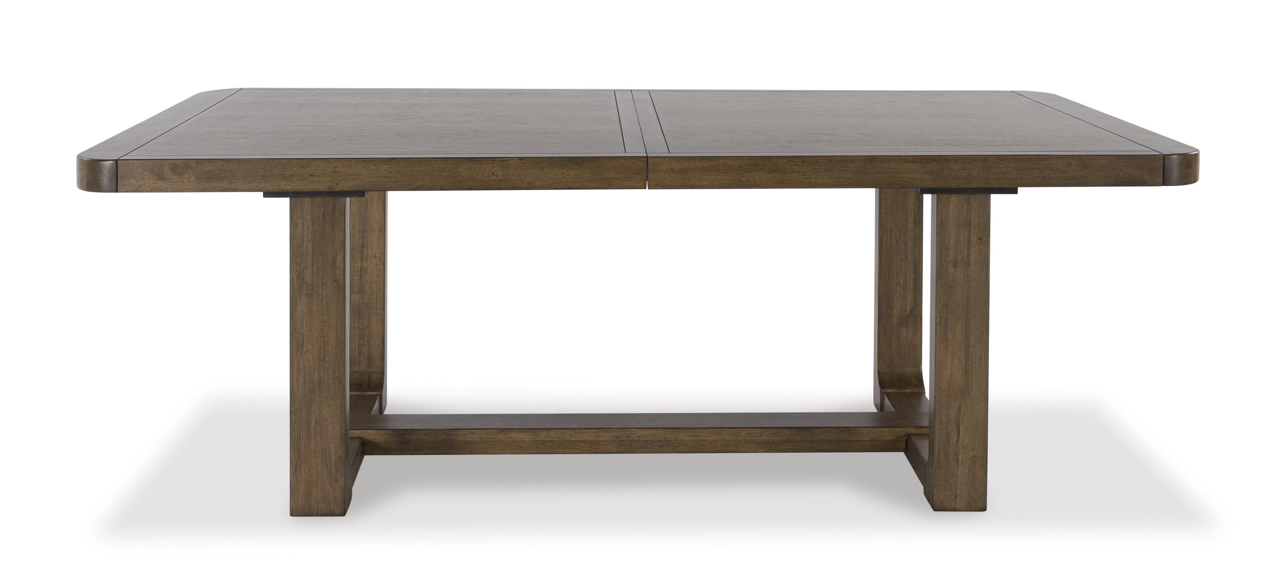 Ashley Cabalynn Extendable Wood Dining Table - Light Brown