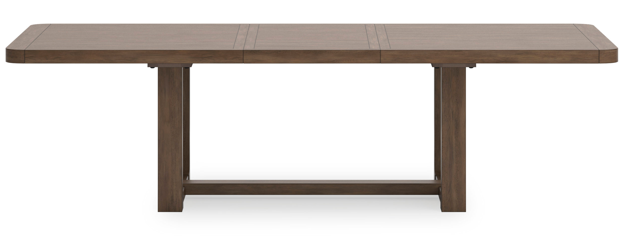 Ashley Cabalynn Extendable Wood Dining Table - Light Brown