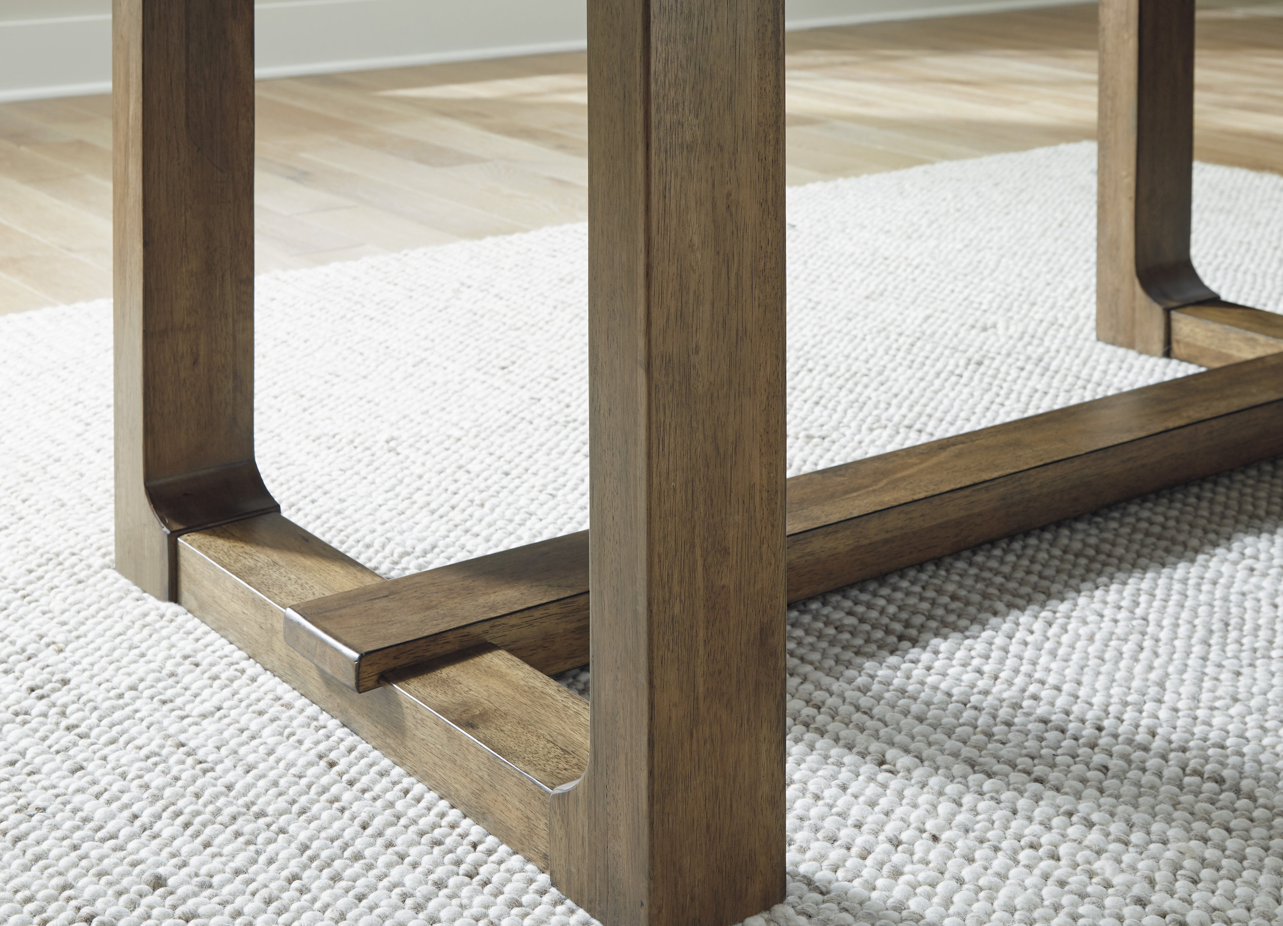 Ashley Cabalynn Extendable Wood Dining Table - Light Brown