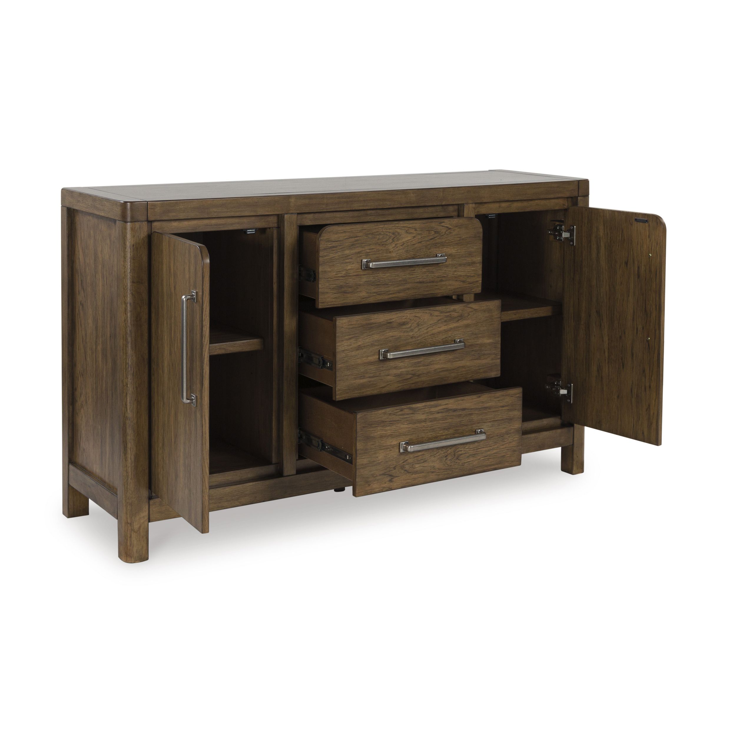 Cabalynn Rectangular Extendable Dining Room Set | Light Brown