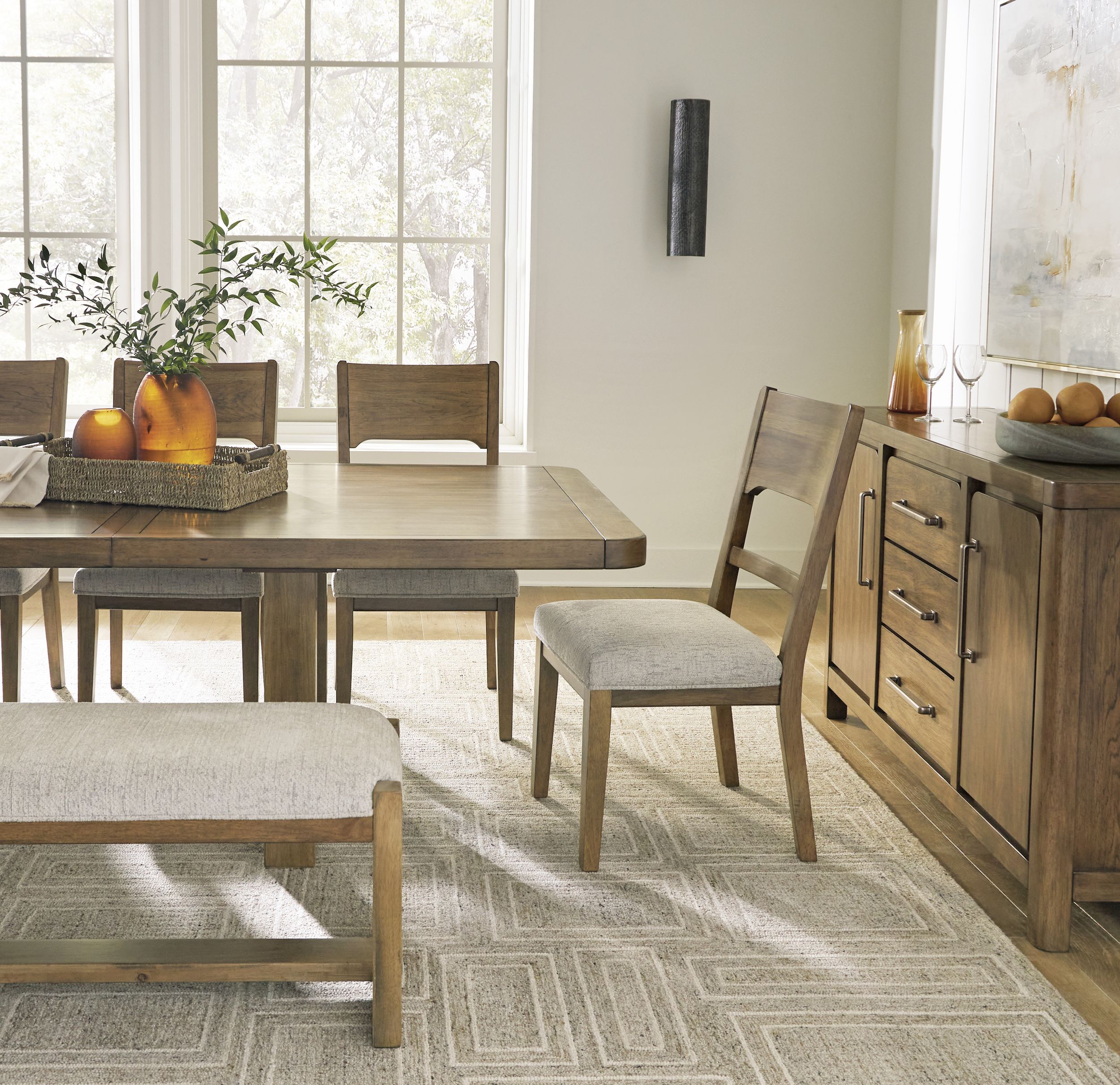 Cabalynn 2-Door, 3-Drawer Dining Room Server | Modern Sideboard