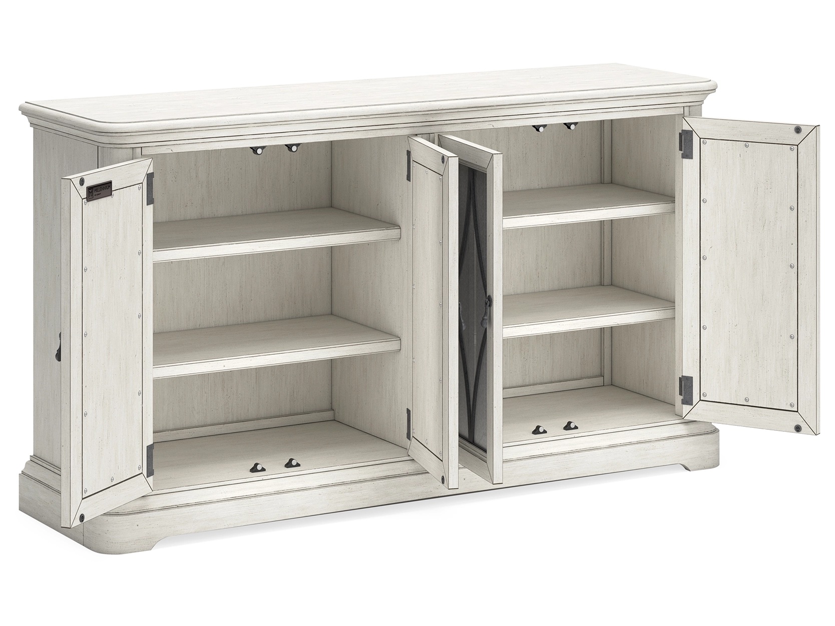 SM Arlendyne Wood Server w/4 Doors