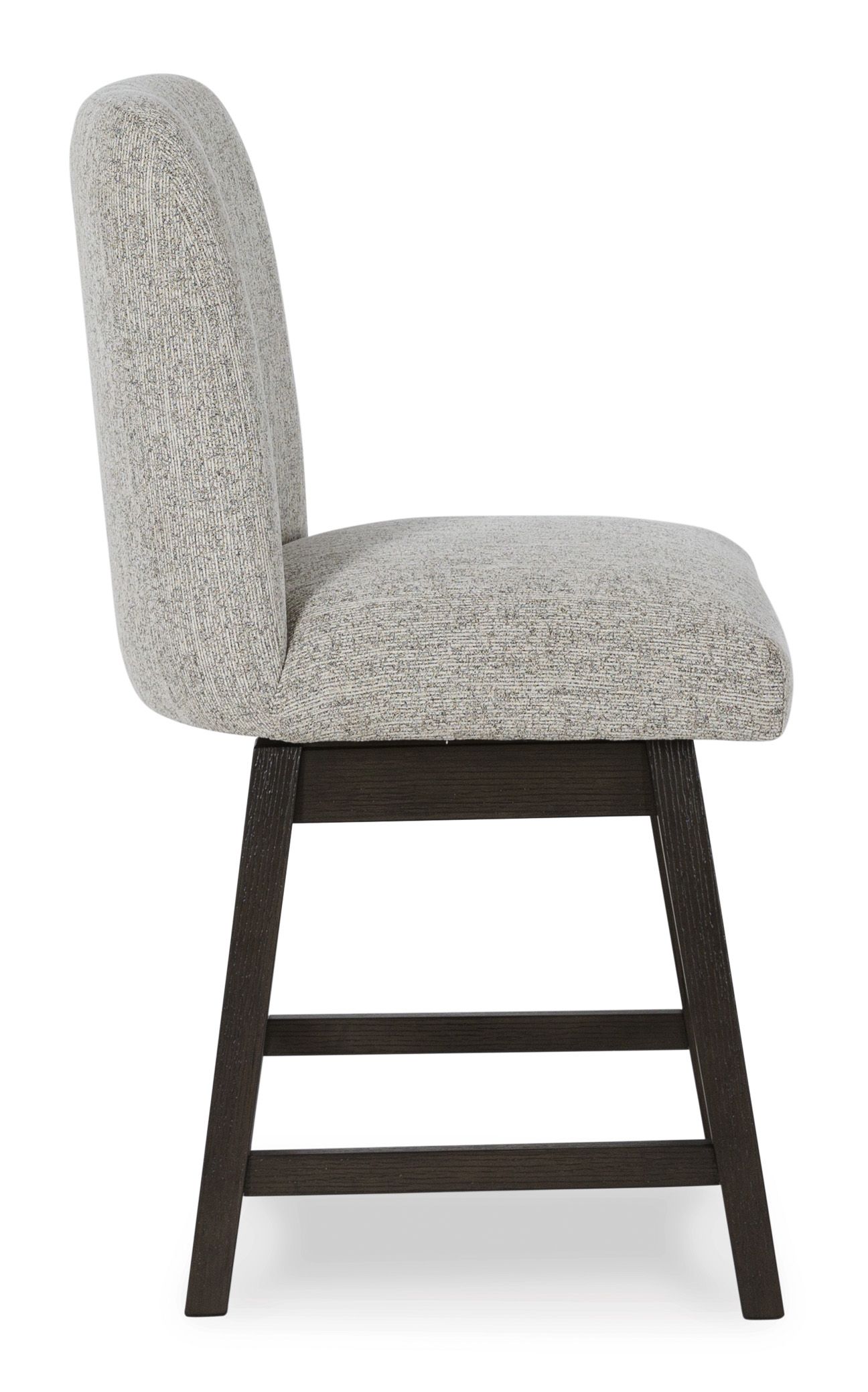 Burkhaus Polyester Upholstered Swivel Barstool