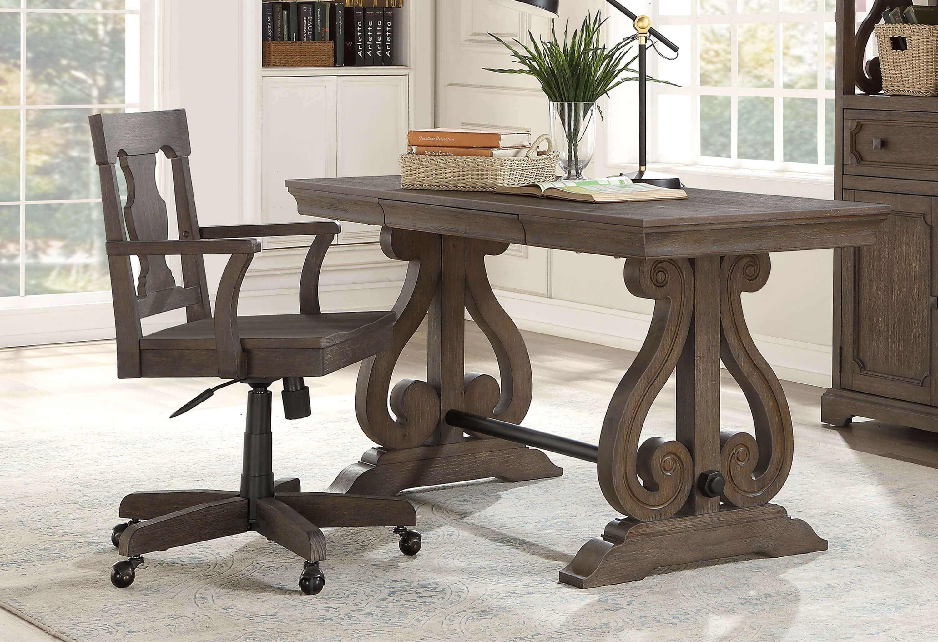 Toulon Classic Wood Writing Desk