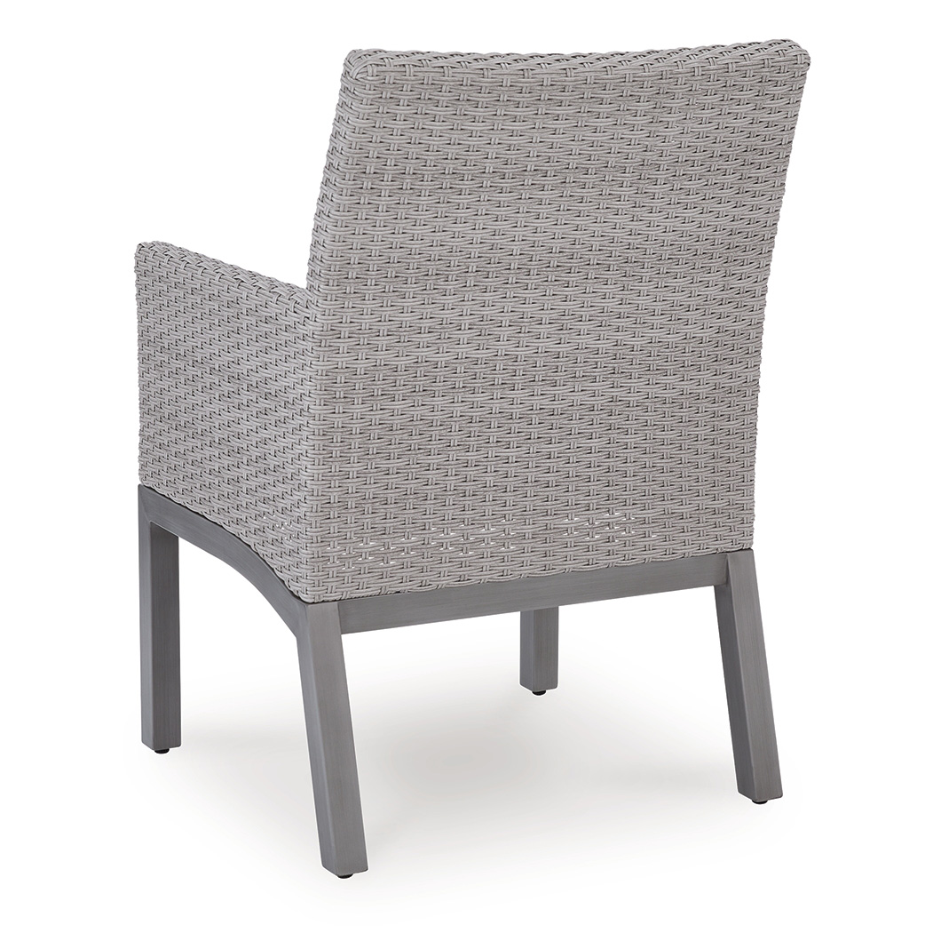 Half Moon Beach Wicker/Aluminum Armchair with Cushion