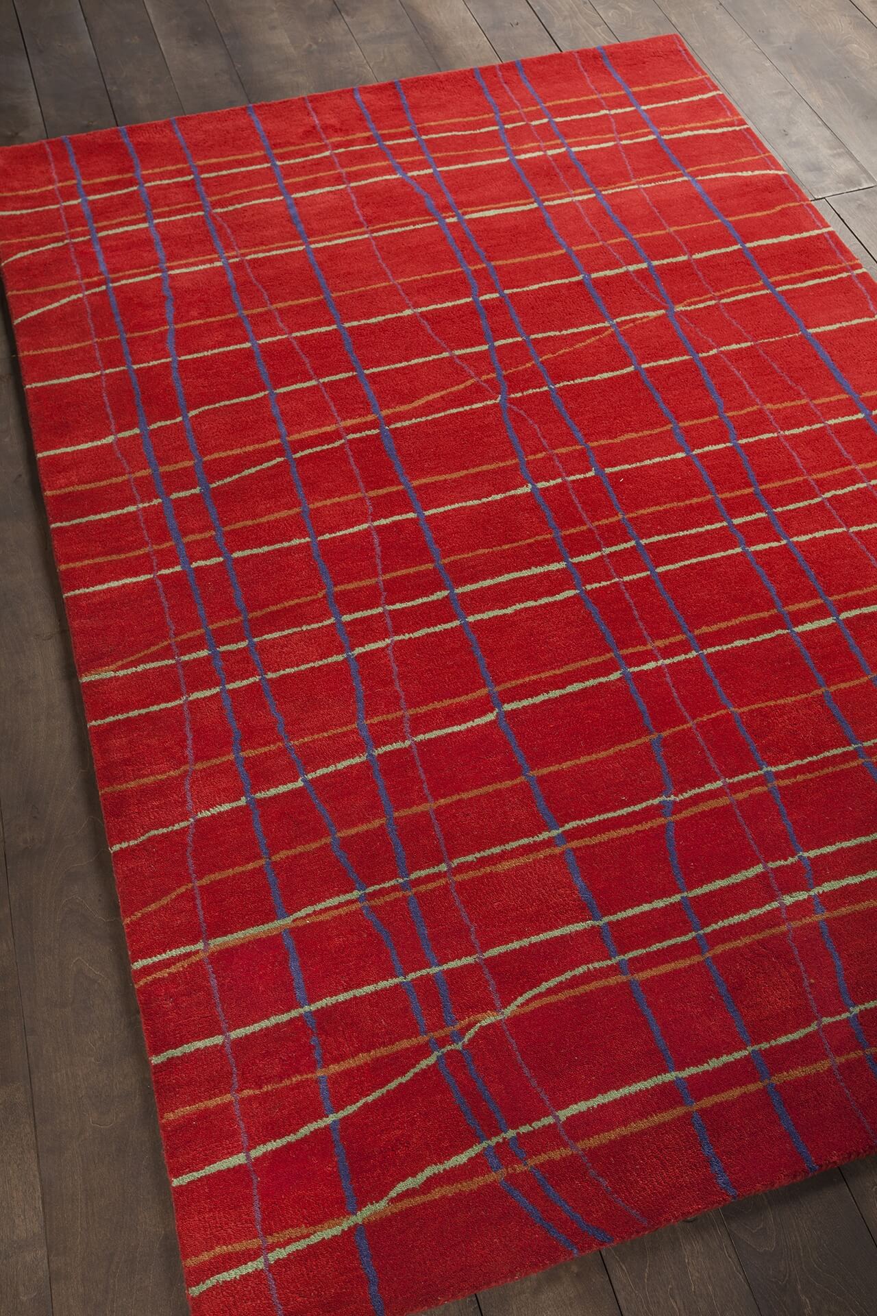 Daisa Wool Rectangular Handmade Rug, 7'9" x 10'6"