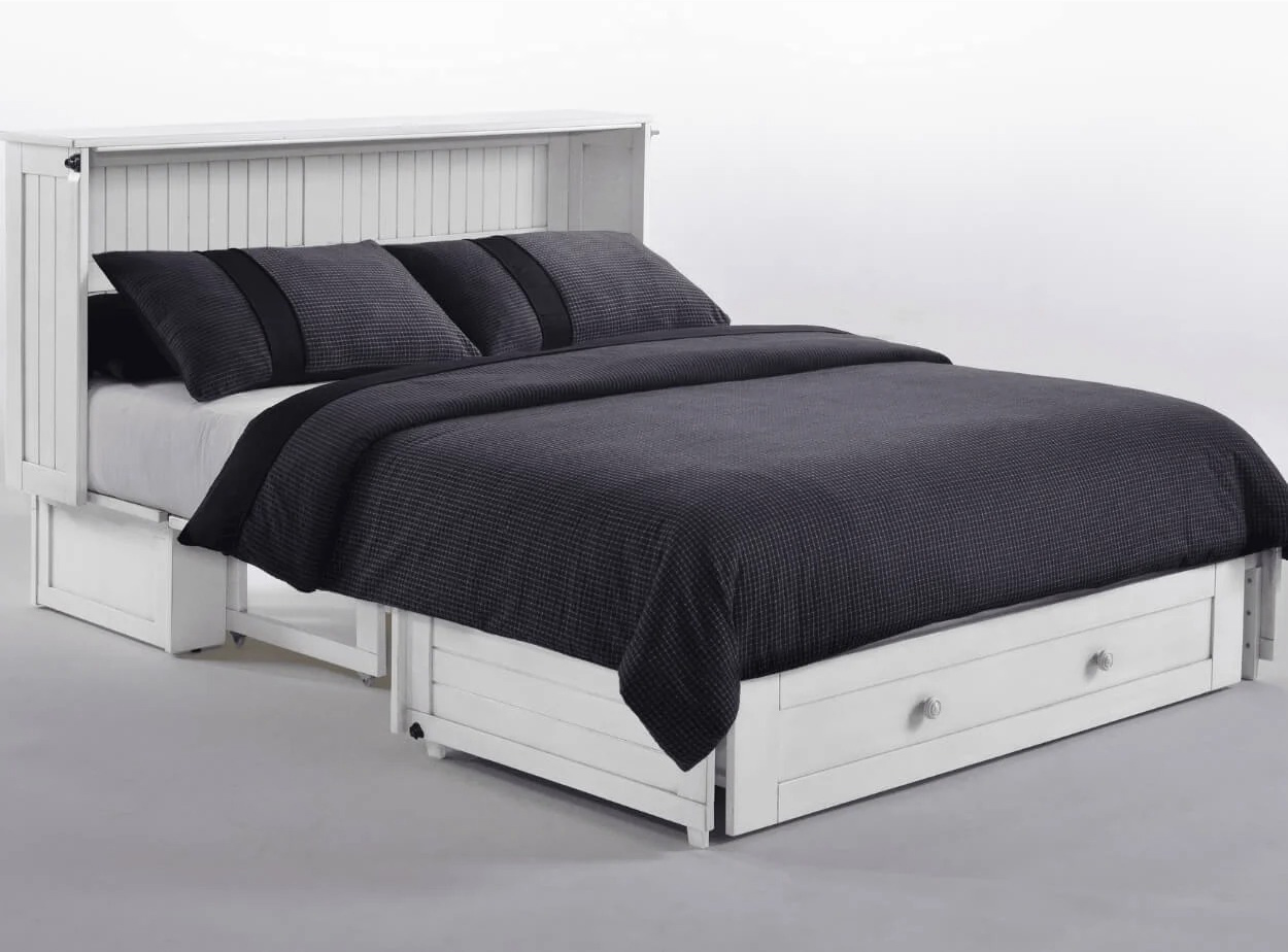 Night & Day Daisy Wood Murphy Cabinet Bed 
