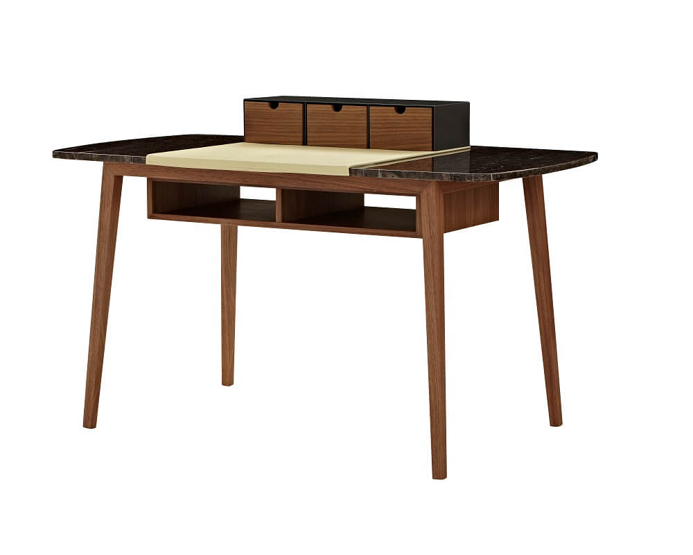 Dana Modern Office Desk with Storage Bins
