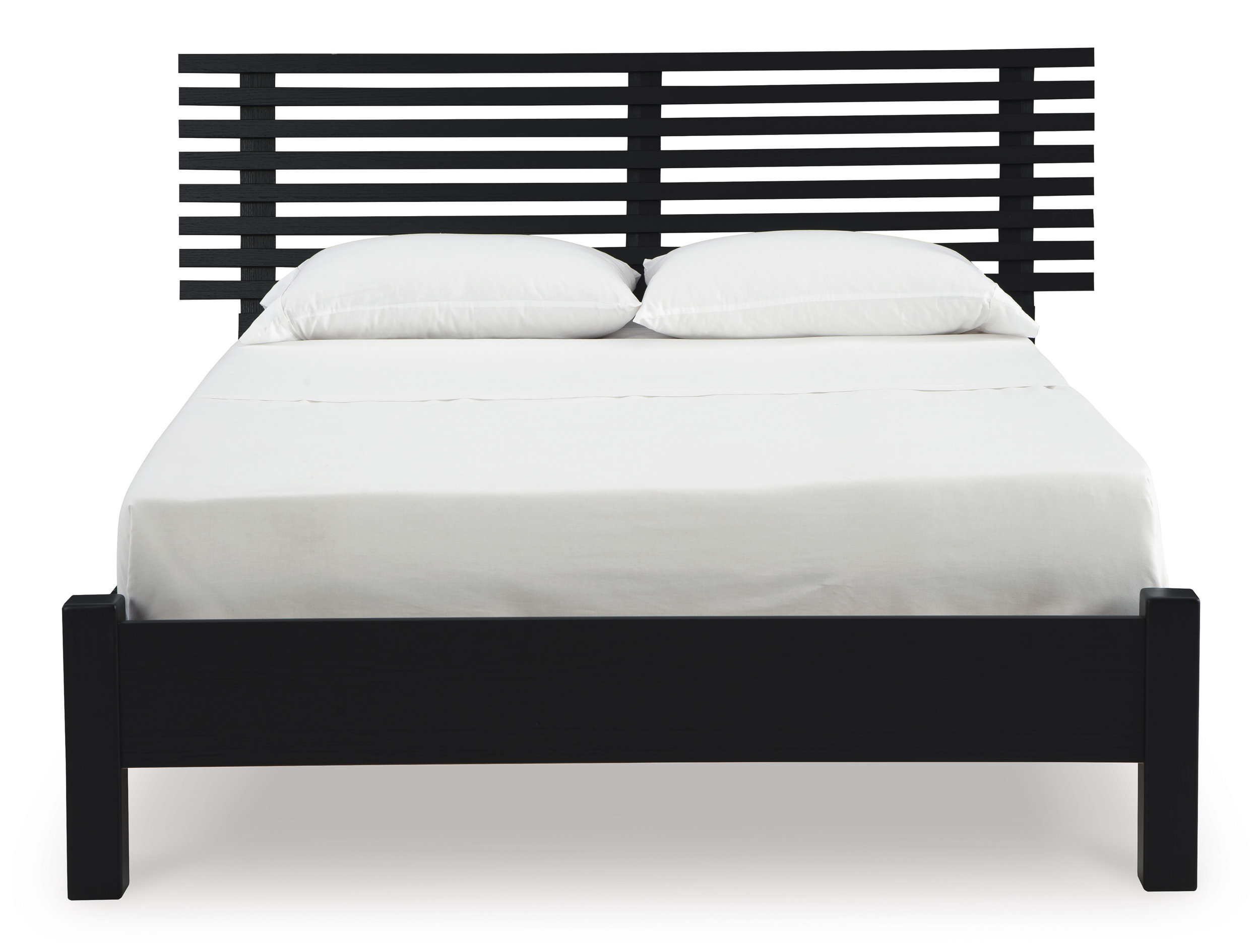 Danziar MDF/Wood Veneer Slat Panel Bedroom Set