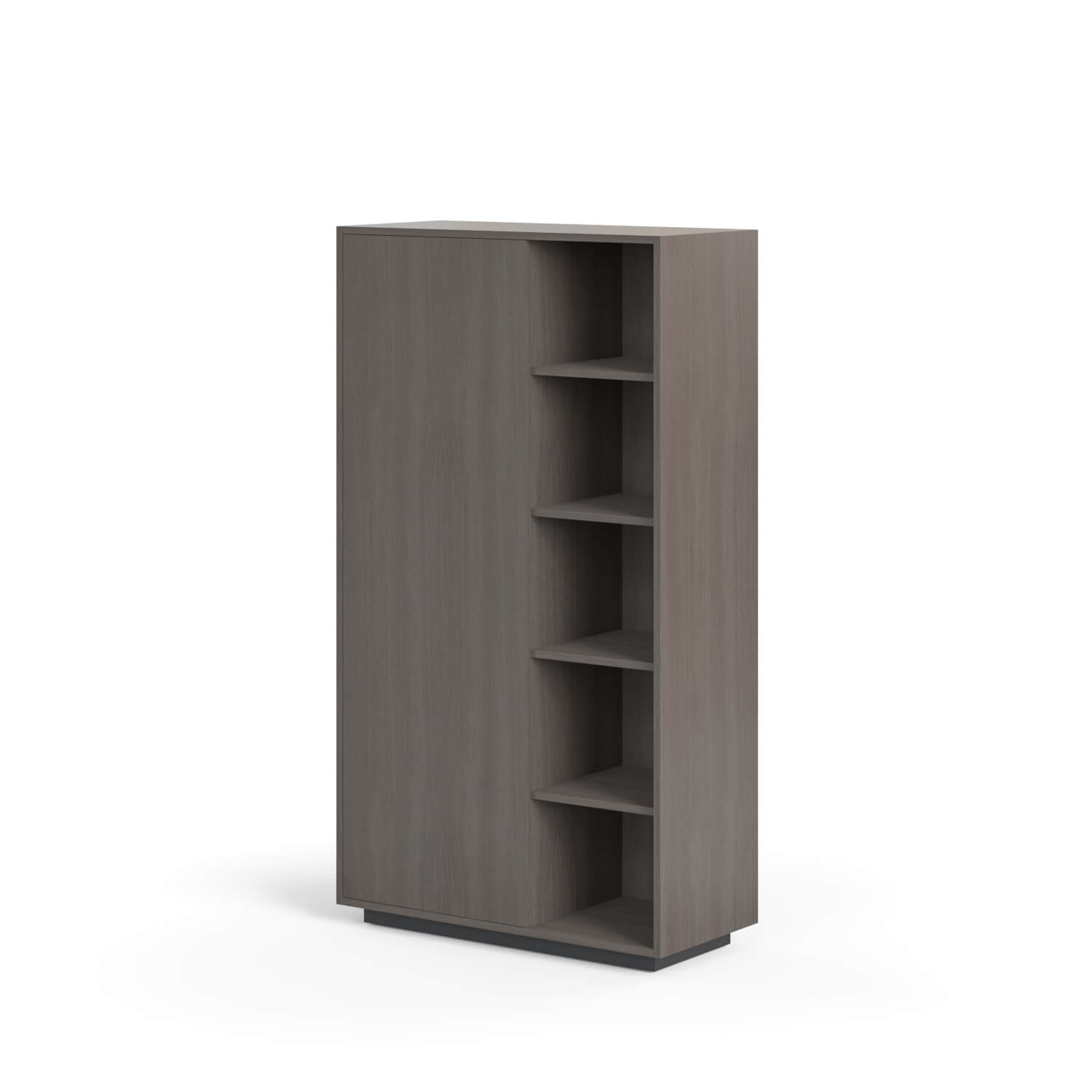 Arqus Wardrobe w/Metal Pull-Out Hanging Rail & Shelves