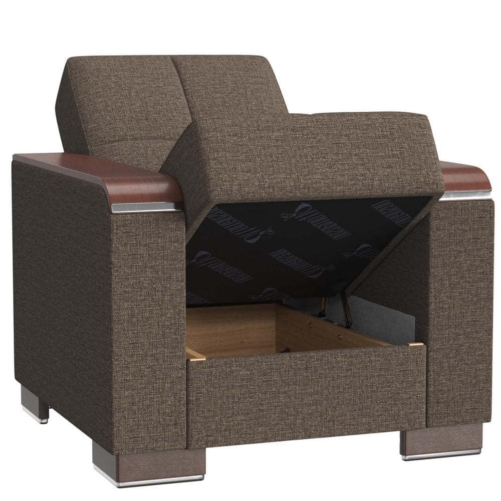 Armada X Fabric/PU Convertible Sleeping Arm Chair
