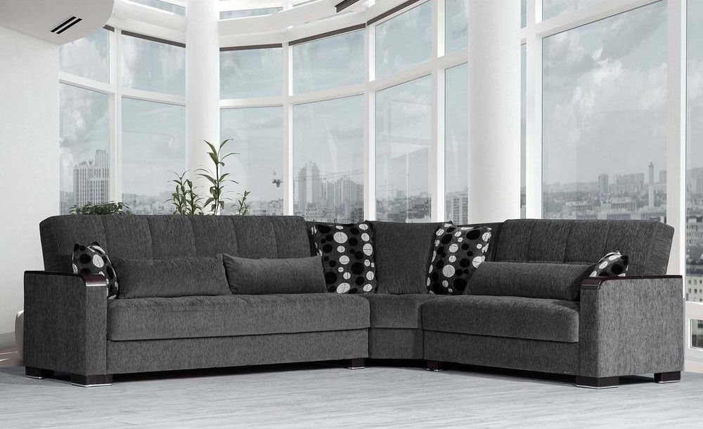 Armada X Fabric Convertible L-Shaped Sectional