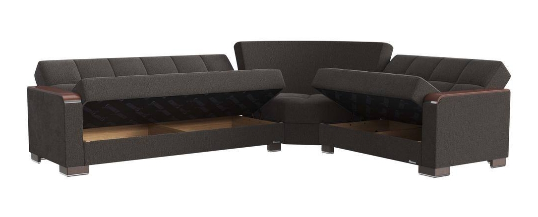 Armada X Fabric Convertible L-Shaped Sectional