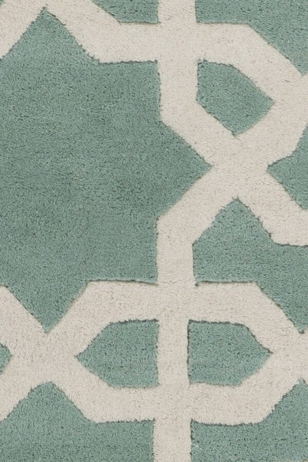 Davin Rectangular Wool Handmade Rug, Composition 1