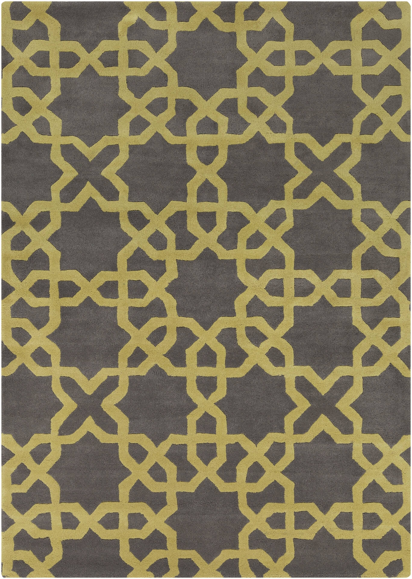 Davin Rectangular Wool Handmade Rug, Composition 1