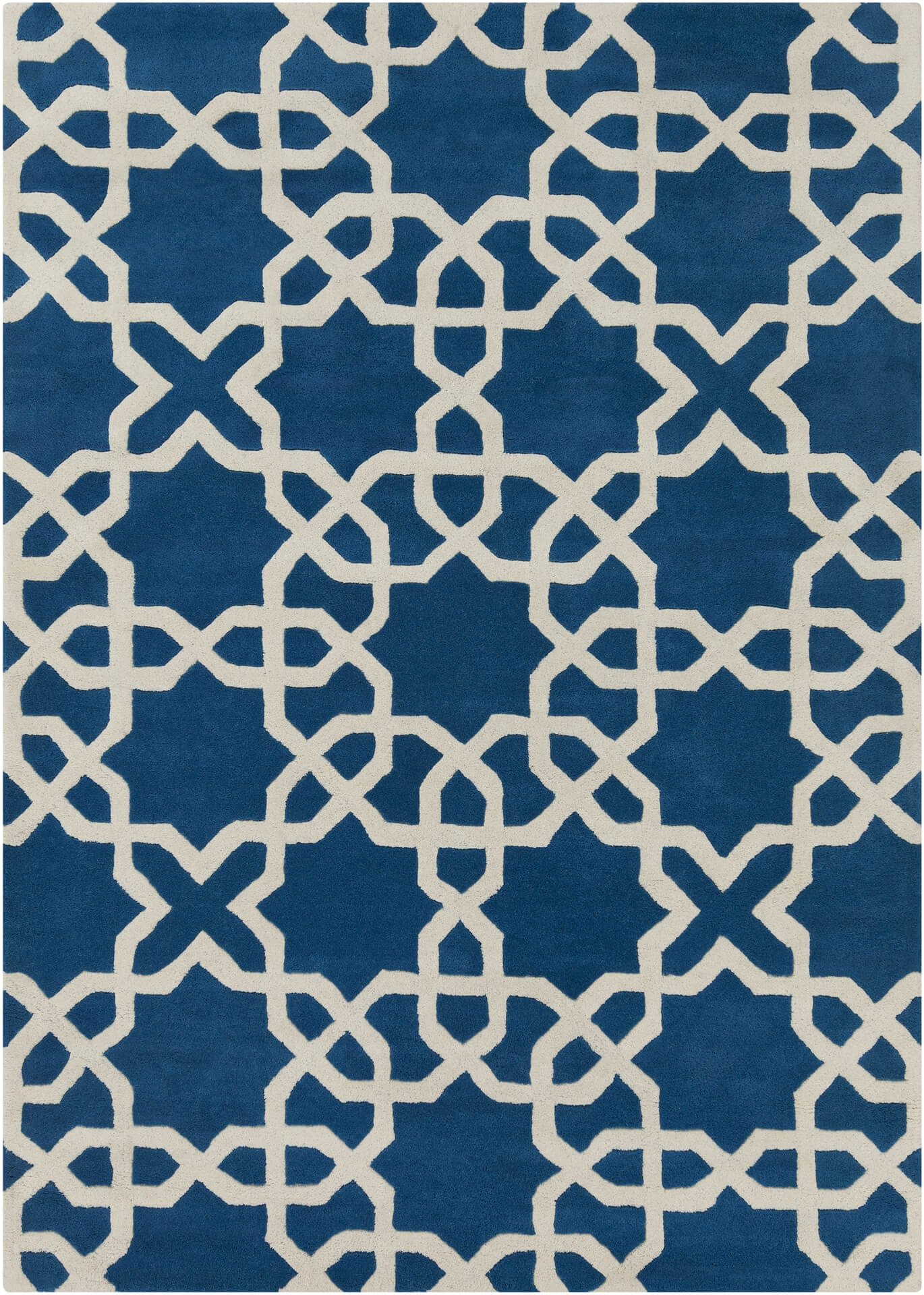 Davin Rectangular Wool Handmade Rug, Composition 1