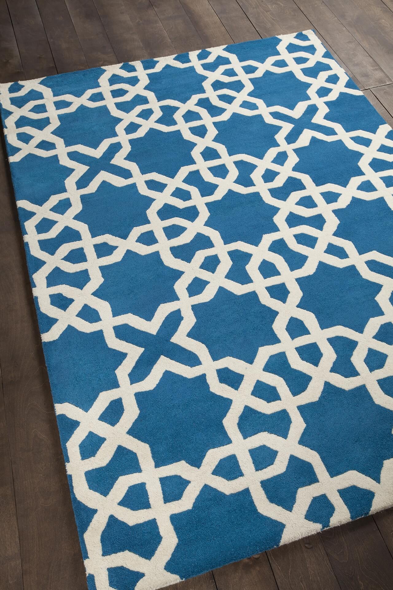 Davin Rectangular Wool Handmade Rug, Composition 1