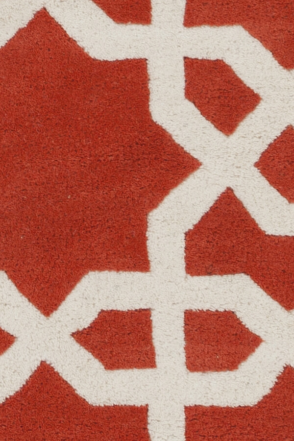 Davin Rectangular Wool Handmade Rug, Composition 1