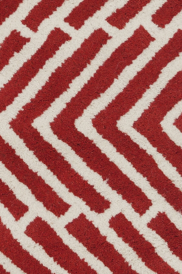 Davin Rectangular Wool Handmade Rug, Composition 3