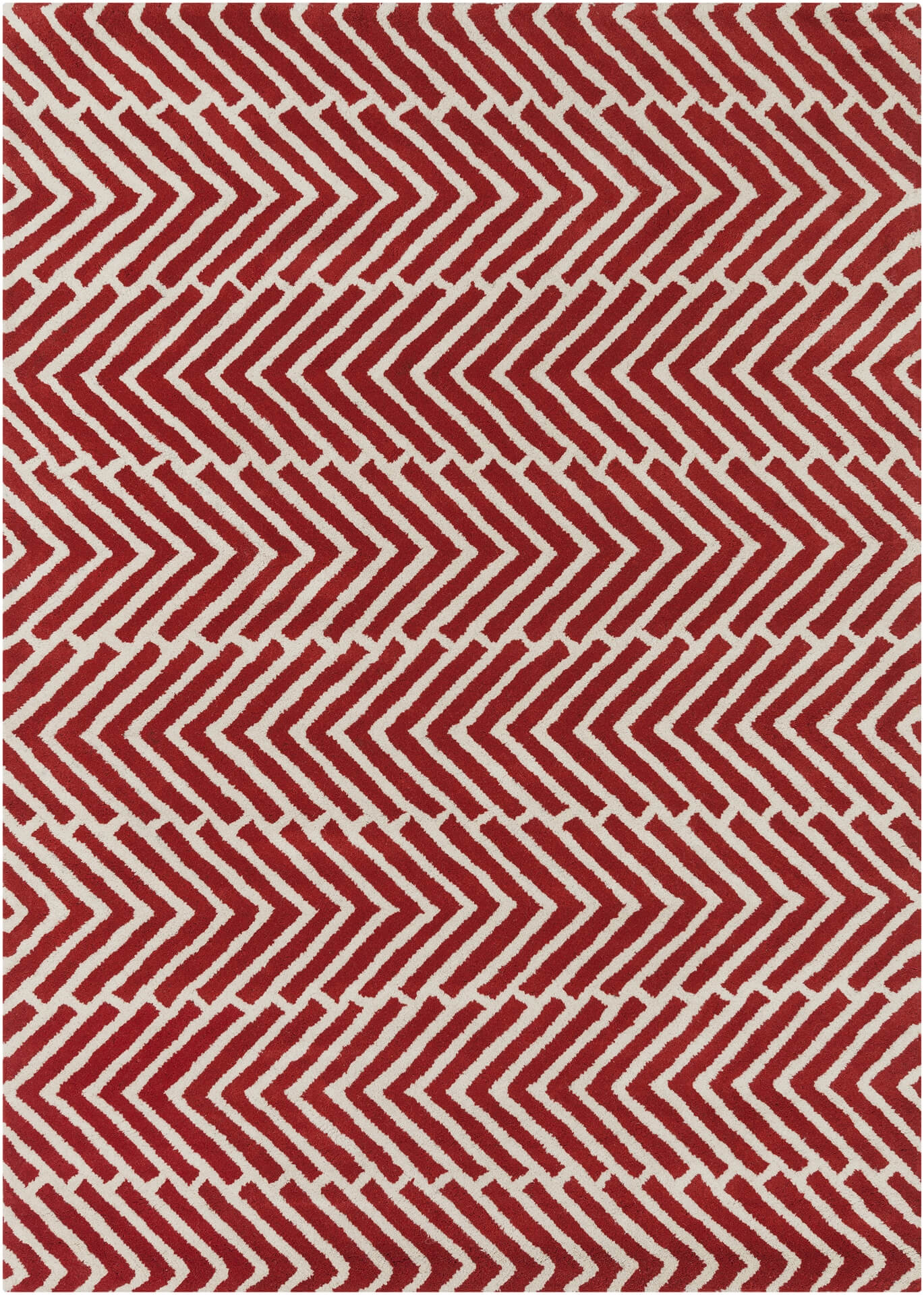 Davin Rectangular Wool Handmade Rug, Composition 3