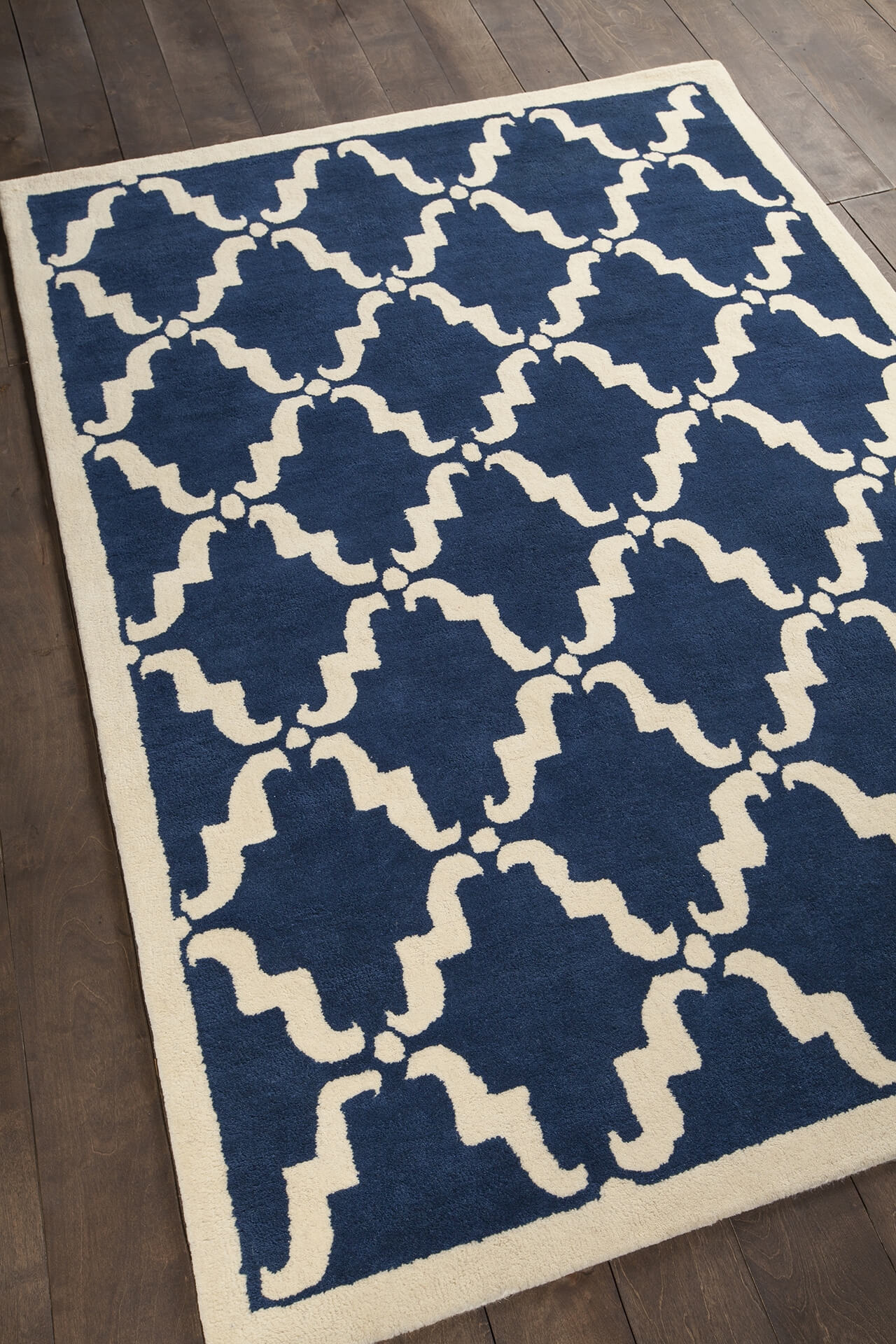 Davin Rectangular Wool Handmade Rug, 5' x 7'