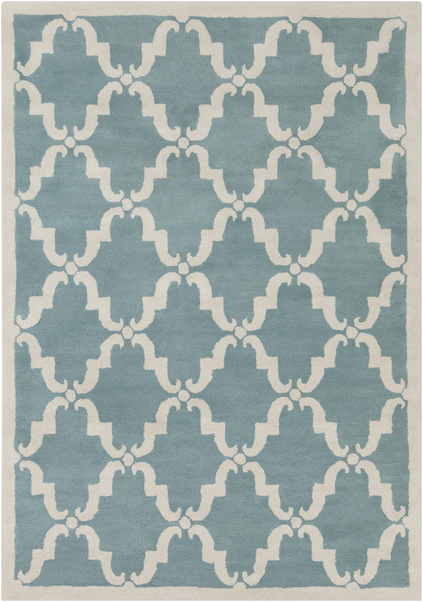 Davin Rectangular Wool Handmade Rug, Composition 4