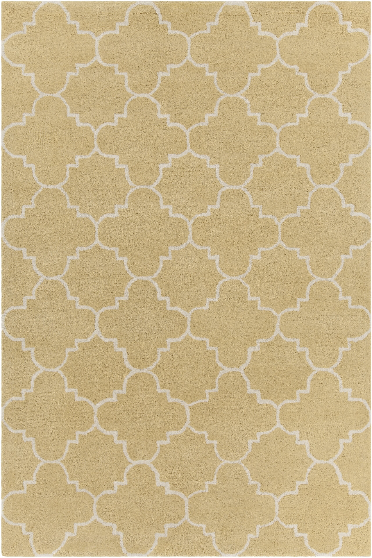 Davin Rectangular Wool Handmade Rug, Composition 5