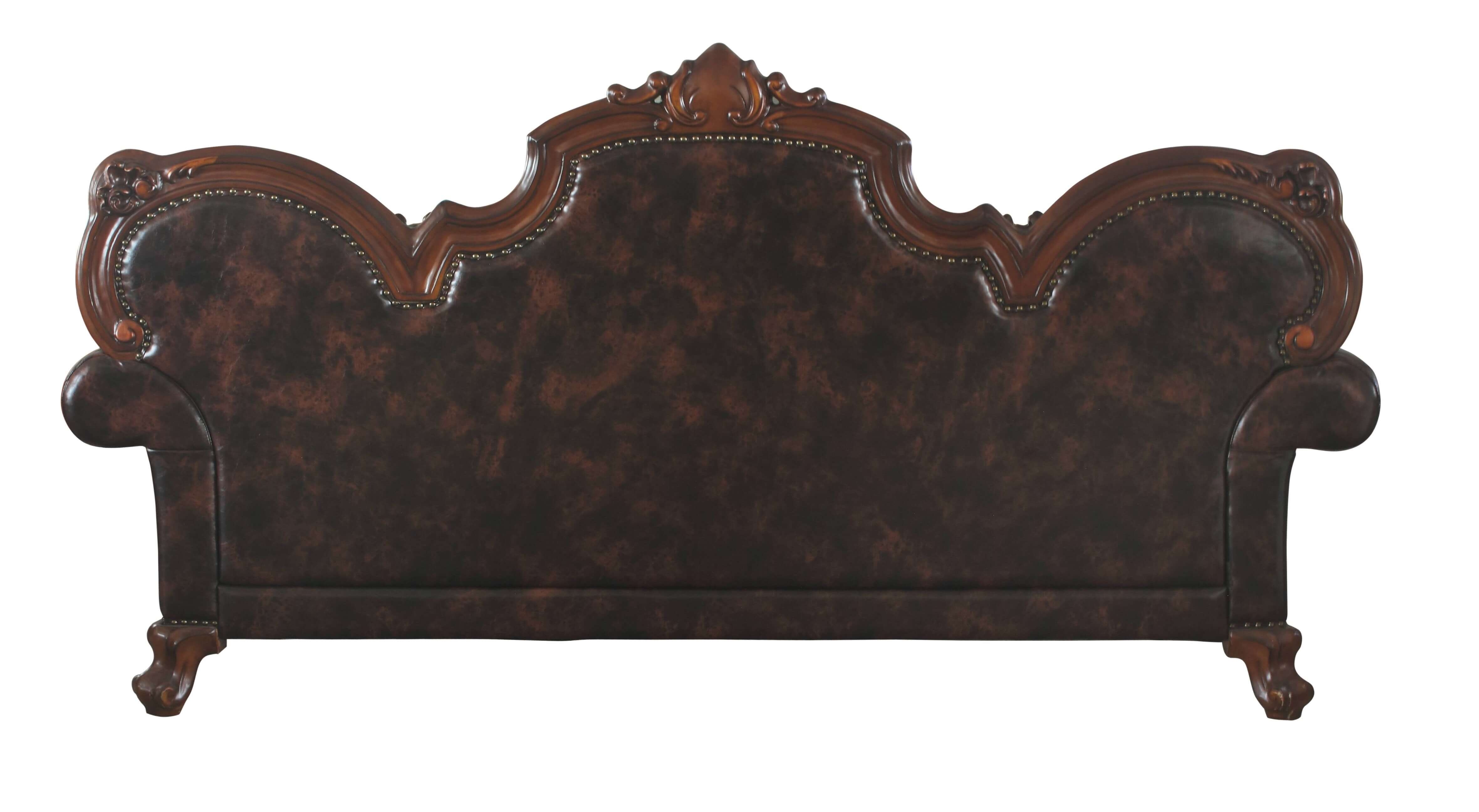 Picardy Wood/PU Sofa