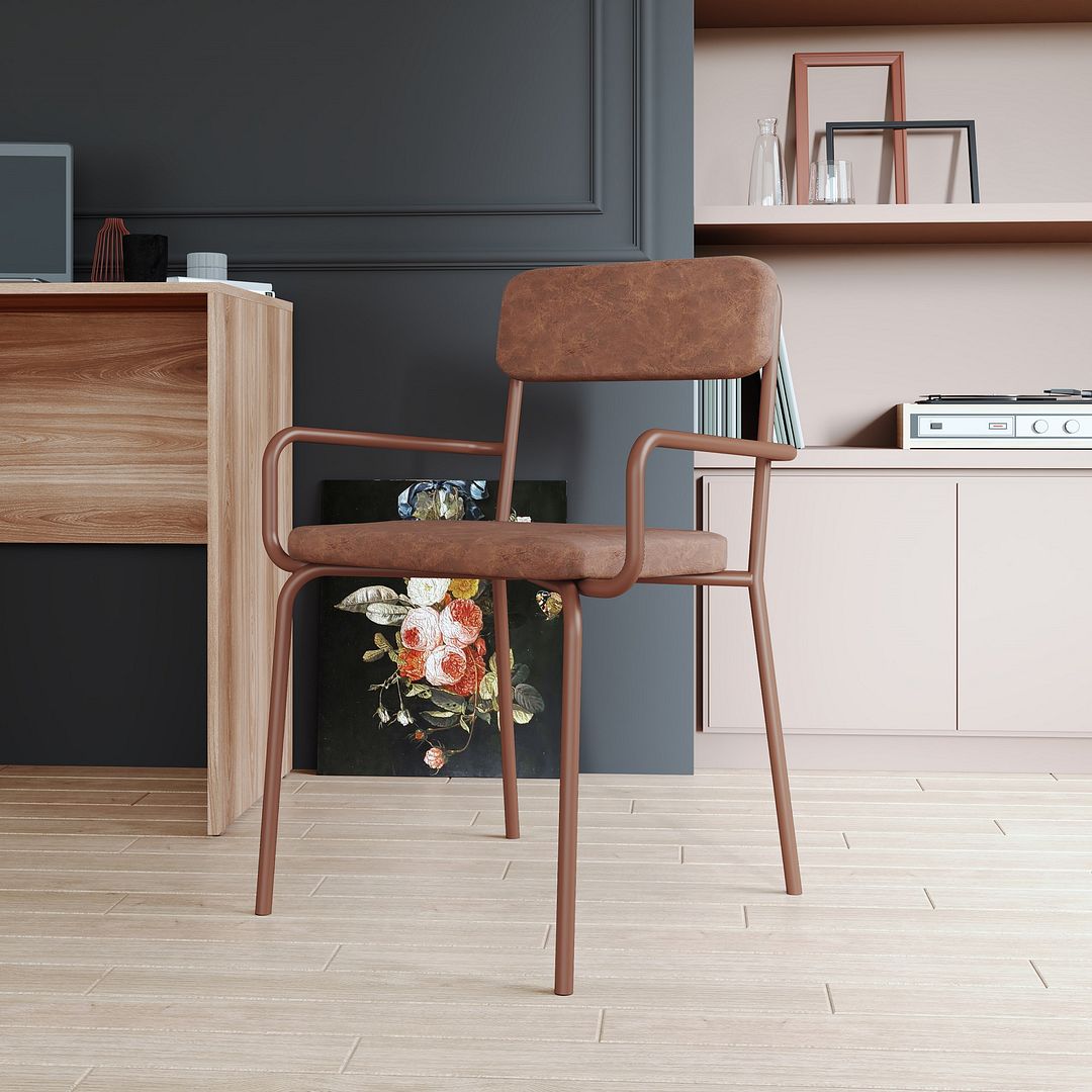 Whythe PU Leather Dining Chair 