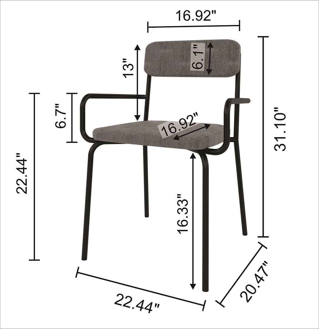 Whythe PU Leather Dining Chair 