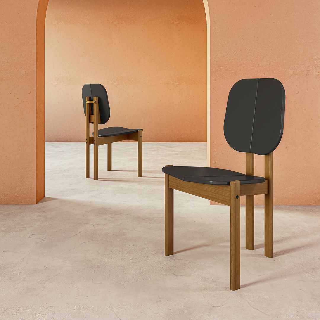Gales Dining Chair w/Solid Wood Legs