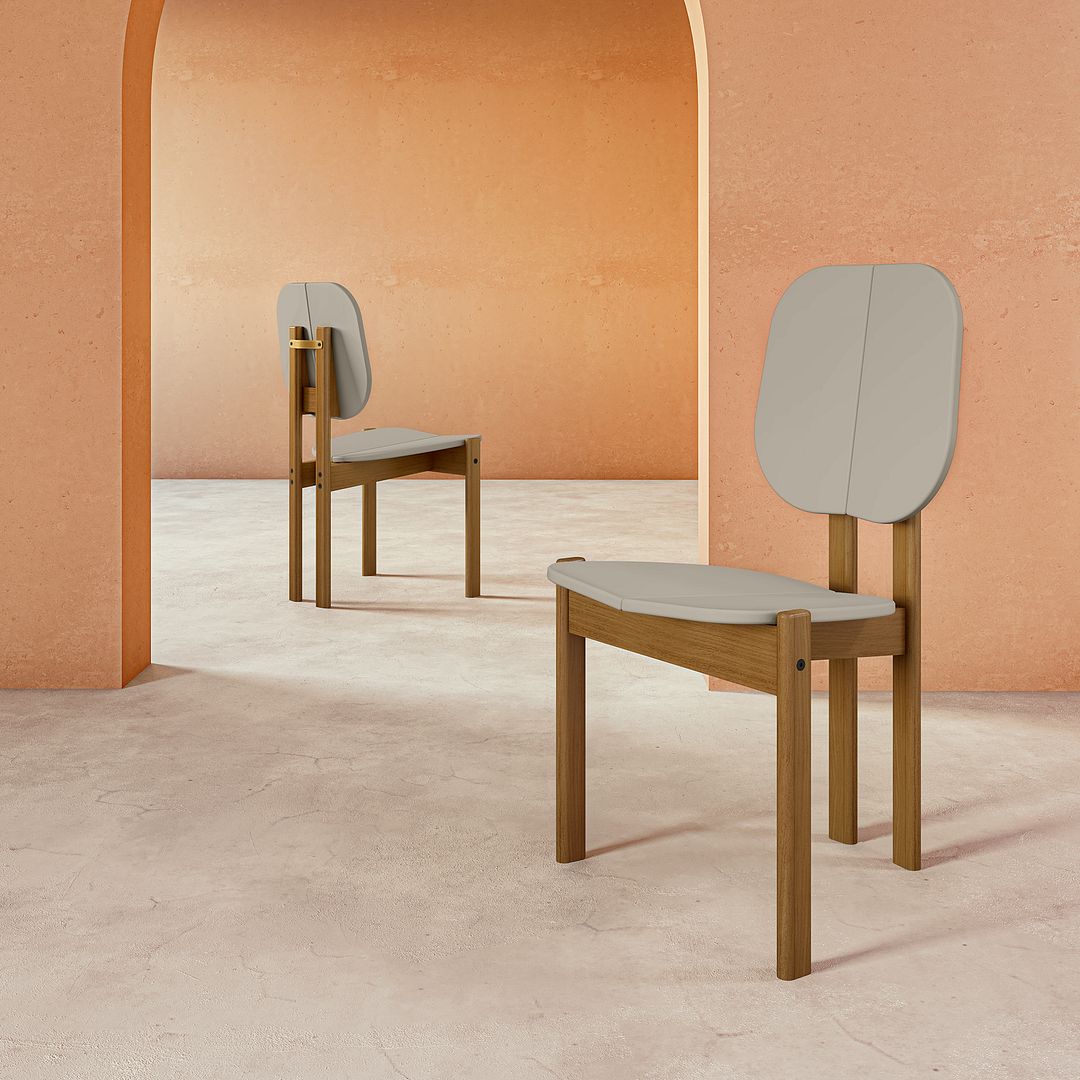 Gales Dining Chair w/Solid Wood Legs