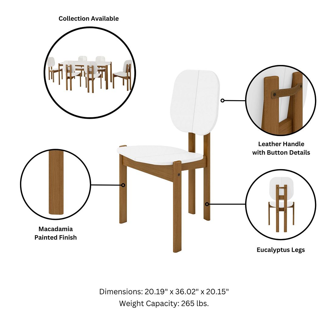 Gales Dining Chair w/Solid Wood Legs