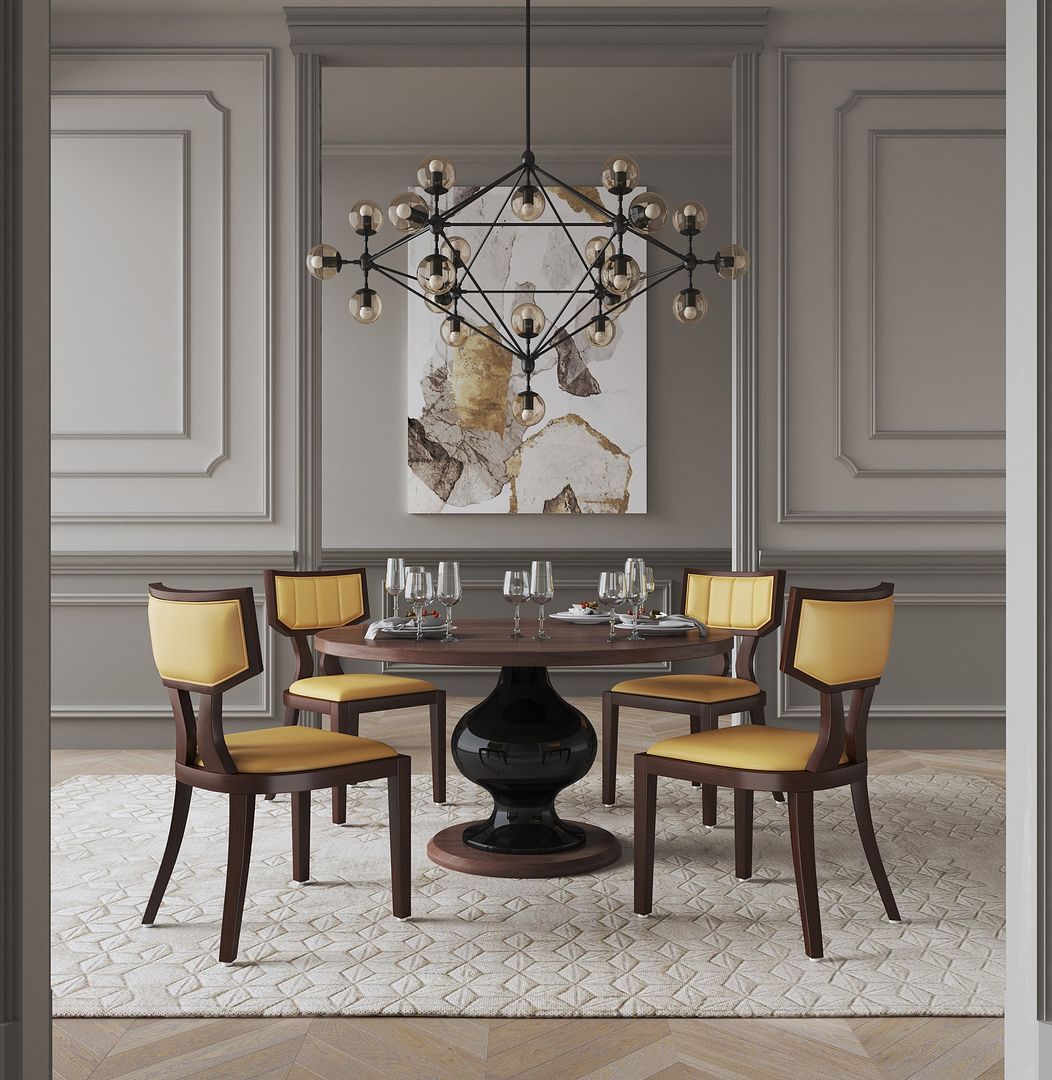 Pulitzer Faux Leather Dining Chair