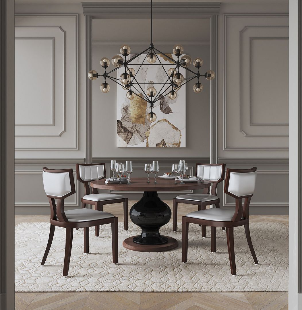 Pulitzer Faux Leather Dining Chair