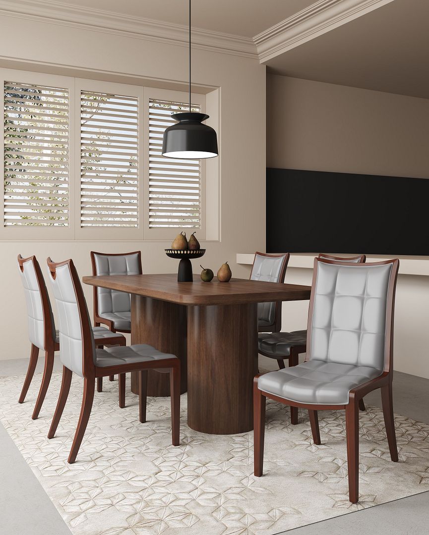 Executor Faux Leather Dining Chairs