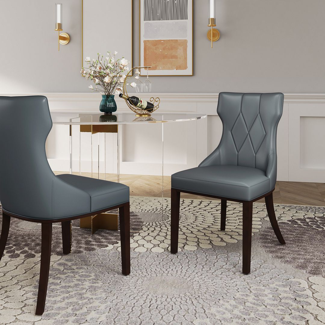 Reine Faux Leather Dining Chair 